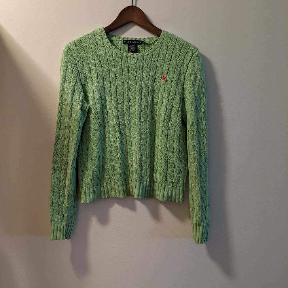 Ralph Lauren Cable Knit Sweat